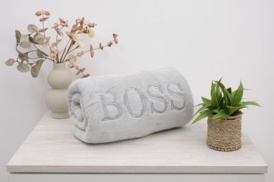 Рушник BOSS 85x155 UK-BOSS-lightgray фото