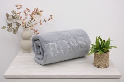 Рушник BOSS 85x155 UK-BOSS-gray фото